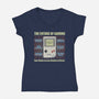 The Future Of Gaming-Womens-V-Neck-Tee-NMdesign