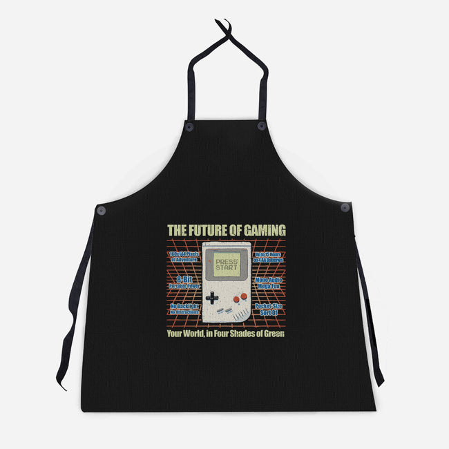 The Future Of Gaming-Unisex-Kitchen-Apron-NMdesign