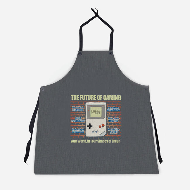 The Future Of Gaming-Unisex-Kitchen-Apron-NMdesign