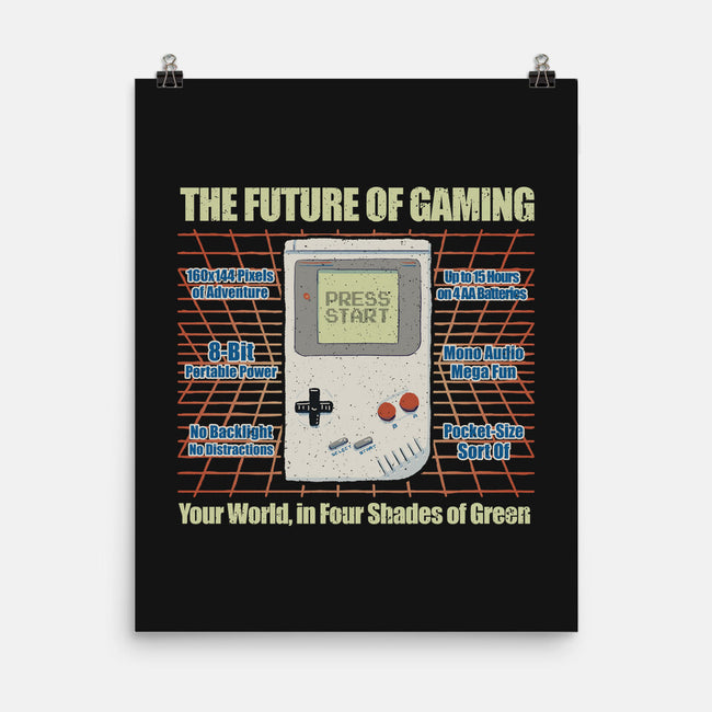 The Future Of Gaming-None-Matte-Poster-NMdesign