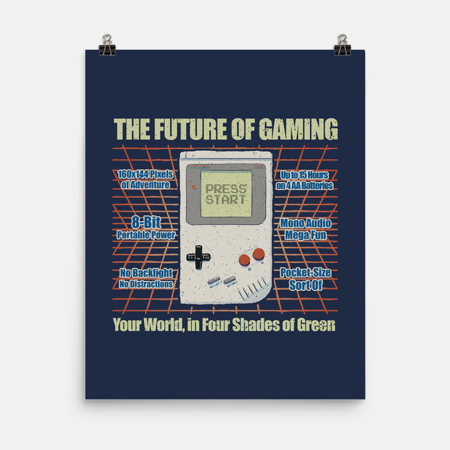 The Future Of Gaming-None-Matte-Poster-NMdesign