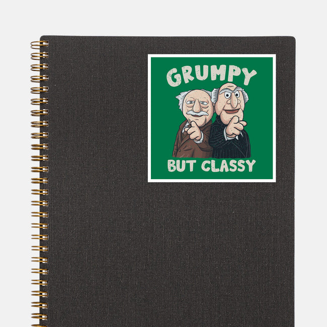 Grumpy But Classy-None-Glossy-Sticker-NMdesign