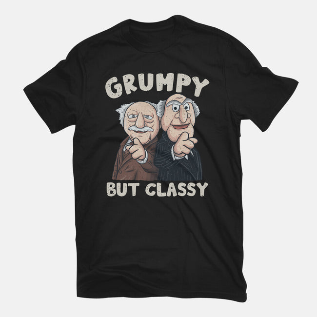 Grumpy But Classy-Womens-Fitted-Tee-NMdesign