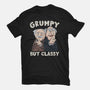Grumpy But Classy-Womens-Fitted-Tee-NMdesign