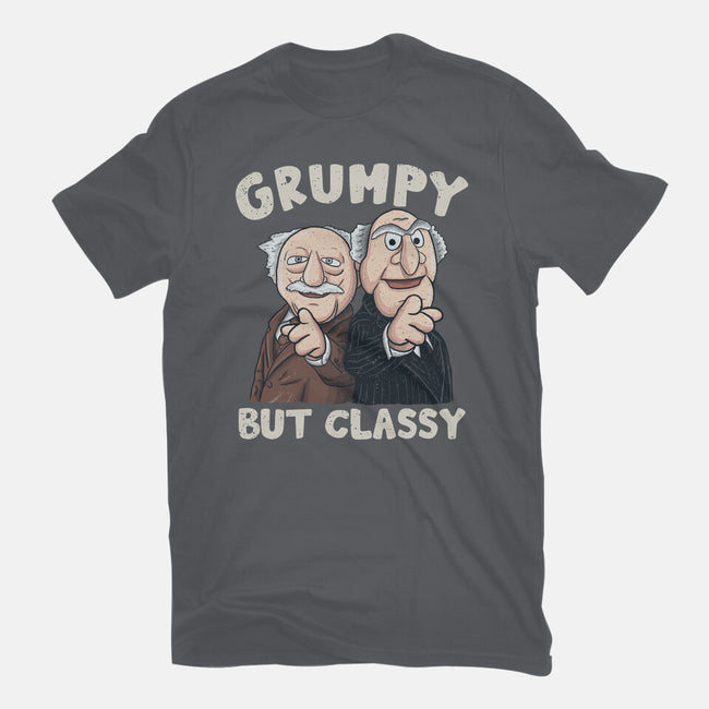 Grumpy But Classy-Womens-Fitted-Tee-NMdesign