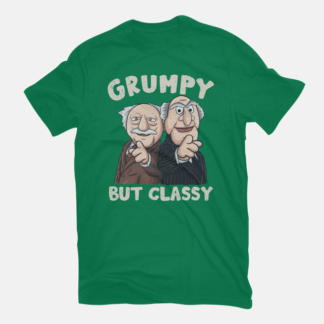 Grumpy But Classy-Womens-Fitted-Tee-NMdesign