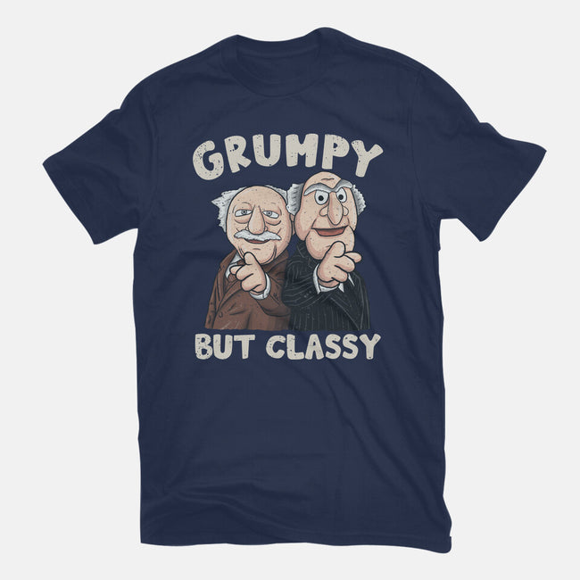 Grumpy But Classy-Womens-Fitted-Tee-NMdesign