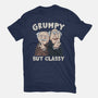 Grumpy But Classy-Womens-Fitted-Tee-NMdesign
