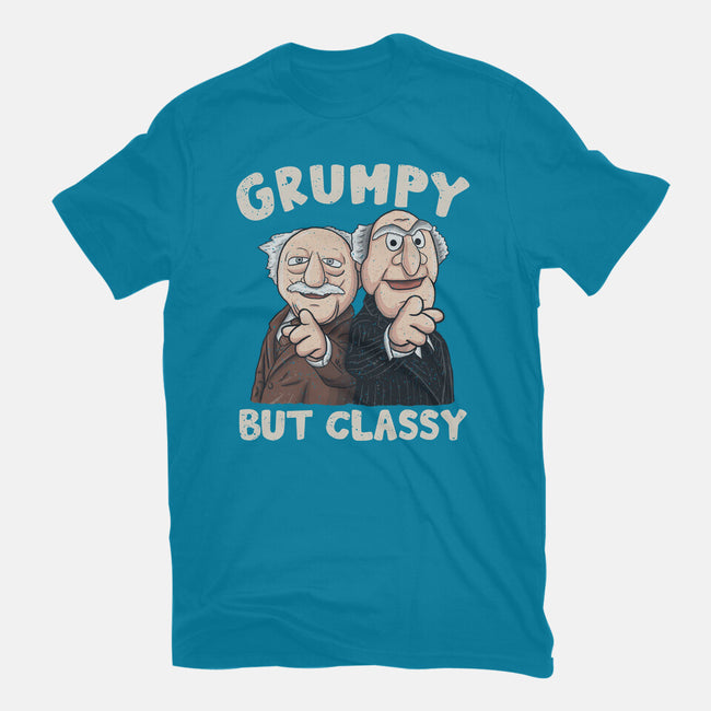 Grumpy But Classy-Womens-Fitted-Tee-NMdesign