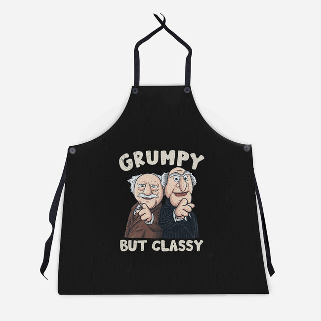 Grumpy But Classy-Unisex-Kitchen-Apron-NMdesign