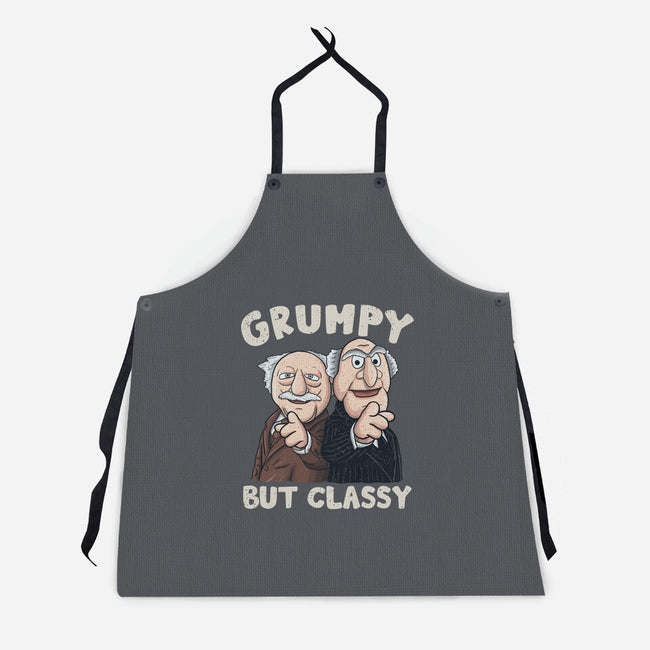 Grumpy But Classy-Unisex-Kitchen-Apron-NMdesign
