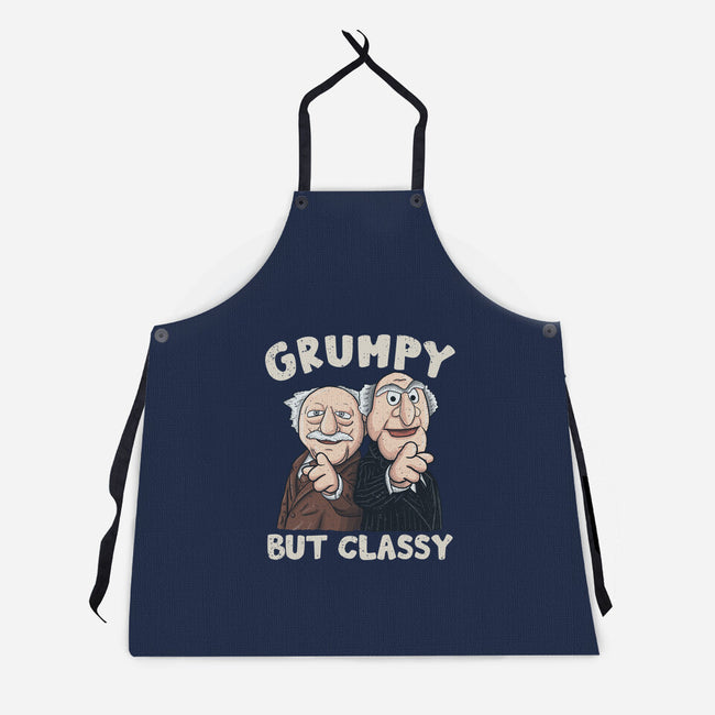 Grumpy But Classy-Unisex-Kitchen-Apron-NMdesign