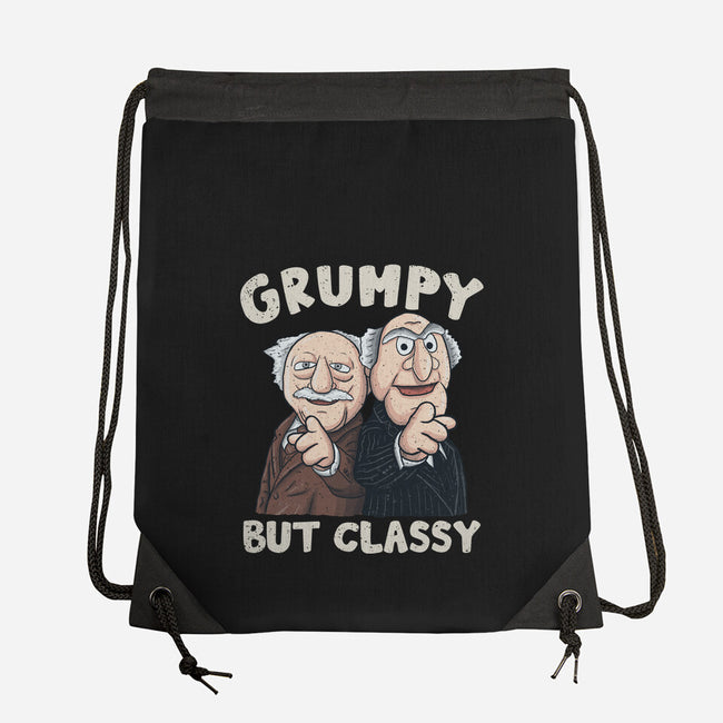 Grumpy But Classy-None-Drawstring-Bag-NMdesign