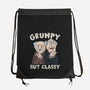 Grumpy But Classy-None-Drawstring-Bag-NMdesign