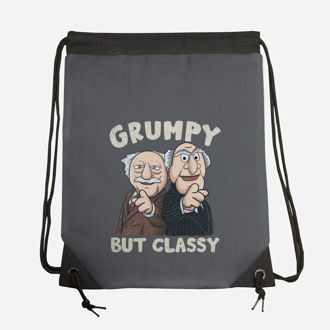 Grumpy But Classy-None-Drawstring-Bag-NMdesign