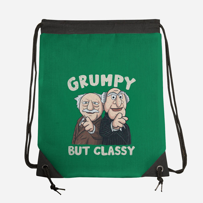 Grumpy But Classy-None-Drawstring-Bag-NMdesign