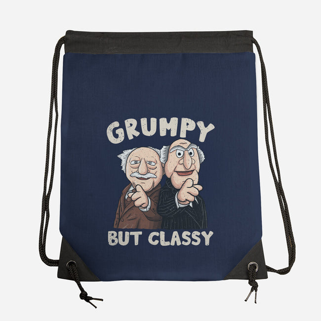 Grumpy But Classy-None-Drawstring-Bag-NMdesign