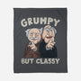 Grumpy But Classy-None-Fleece-Blanket-NMdesign