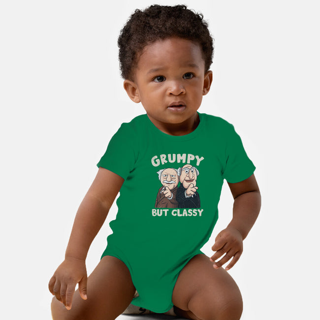 Grumpy But Classy-Baby-Basic-Onesie-NMdesign