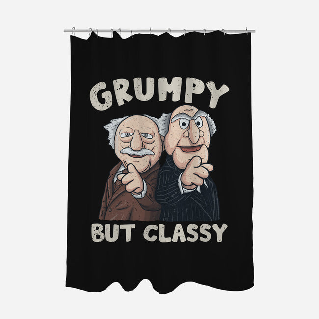 Grumpy But Classy-None-Polyester-Shower Curtain-NMdesign