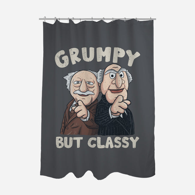 Grumpy But Classy-None-Polyester-Shower Curtain-NMdesign