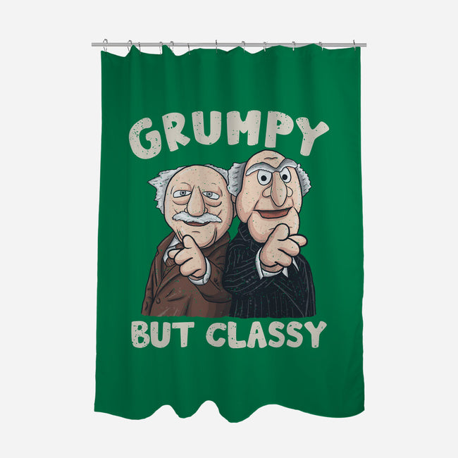 Grumpy But Classy-None-Polyester-Shower Curtain-NMdesign