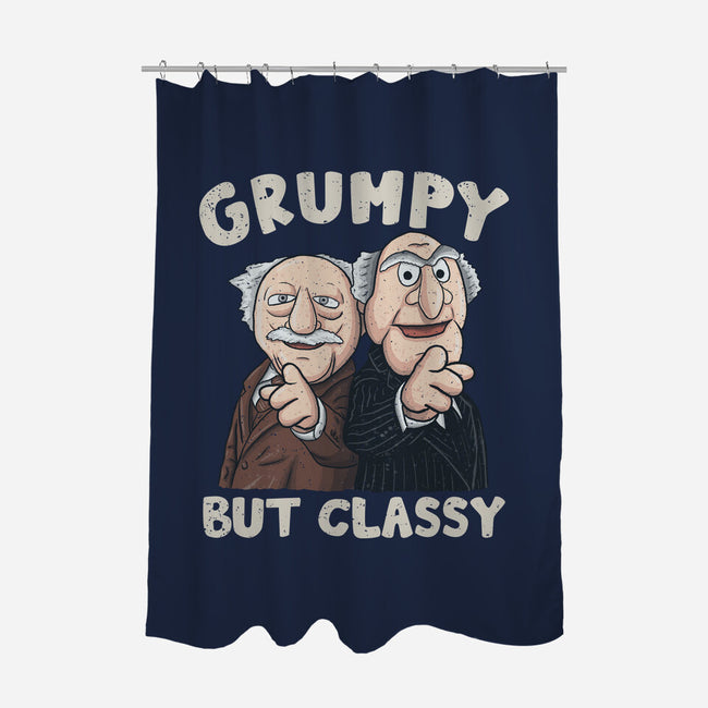 Grumpy But Classy-None-Polyester-Shower Curtain-NMdesign