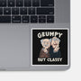 Grumpy But Classy-None-Glossy-Sticker-NMdesign