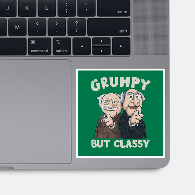 Grumpy But Classy-None-Glossy-Sticker-NMdesign