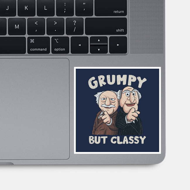 Grumpy But Classy-None-Glossy-Sticker-NMdesign