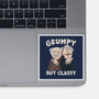Grumpy But Classy-None-Glossy-Sticker-NMdesign
