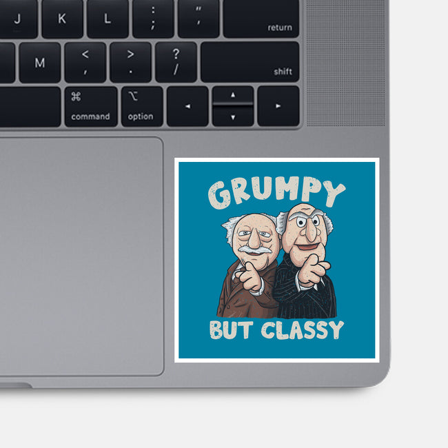 Grumpy But Classy-None-Glossy-Sticker-NMdesign