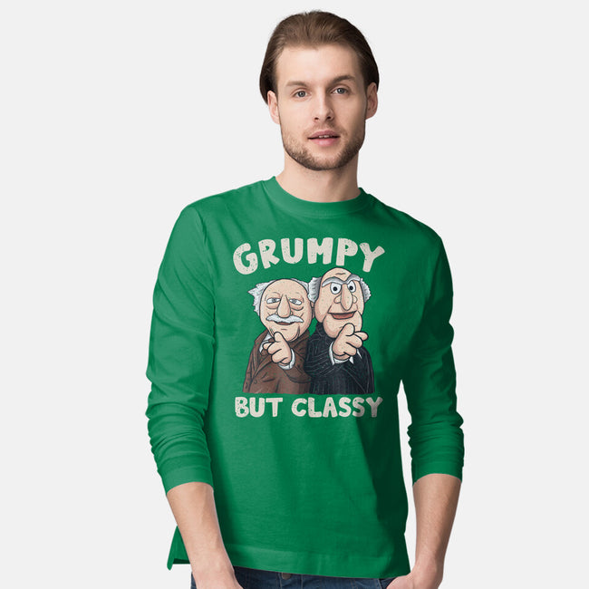 Grumpy But Classy-Mens-Long Sleeved-Tee-NMdesign