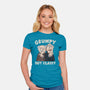 Grumpy But Classy-Womens-Fitted-Tee-NMdesign