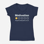 Motivation Review-Womens-V-Neck-Tee-NMdesign