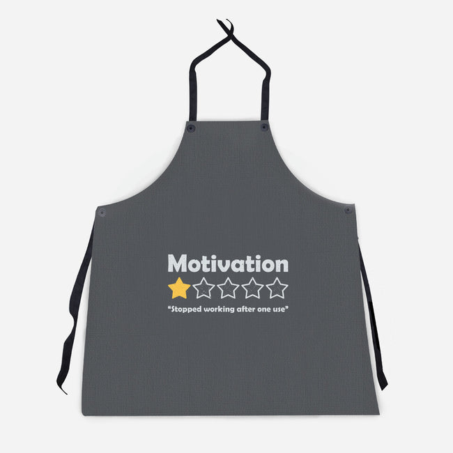 Motivation Review-Unisex-Kitchen-Apron-NMdesign