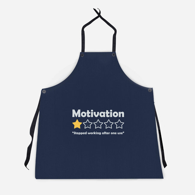 Motivation Review-Unisex-Kitchen-Apron-NMdesign