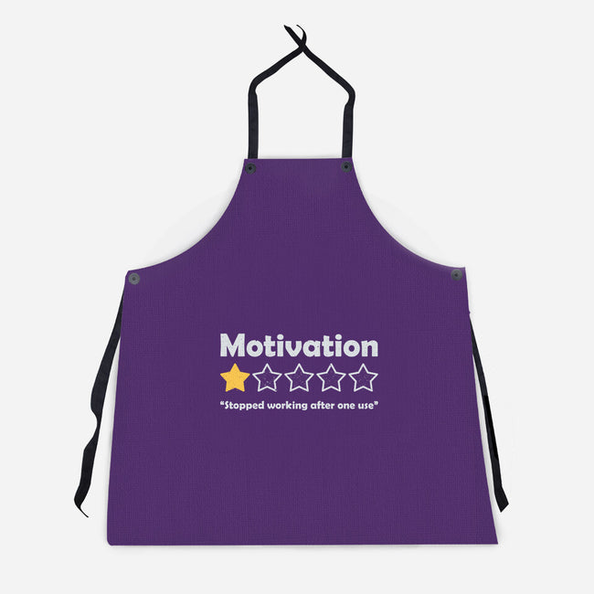 Motivation Review-Unisex-Kitchen-Apron-NMdesign