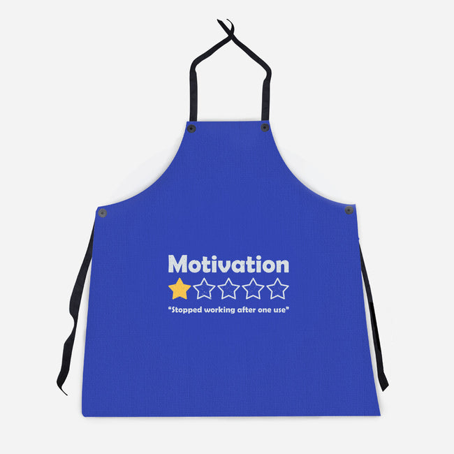 Motivation Review-Unisex-Kitchen-Apron-NMdesign
