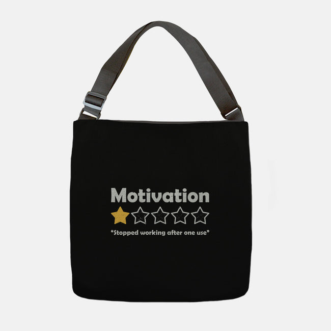 Motivation Review-None-Adjustable Tote-Bag-NMdesign