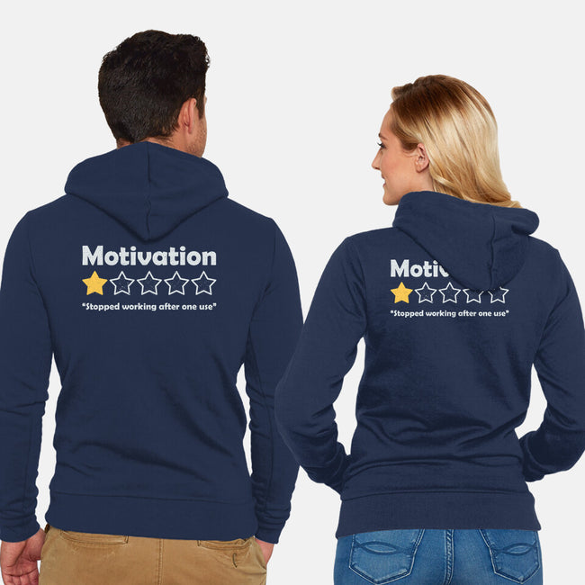 Motivation Review-Unisex-Zip-Up-Sweatshirt-NMdesign