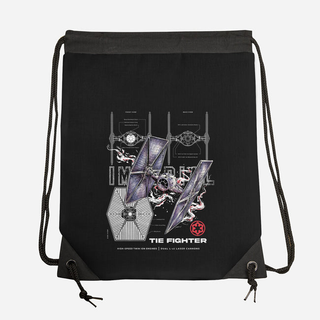 The Imperial Fighter-None-Drawstring-Bag-alfbocreative
