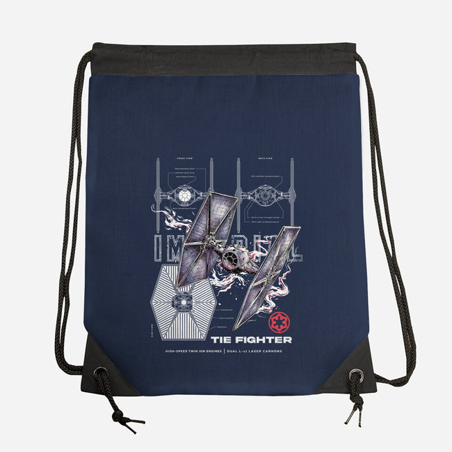 The Imperial Fighter-None-Drawstring-Bag-alfbocreative
