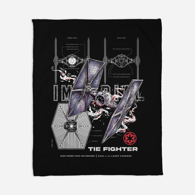 The Imperial Fighter-None-Fleece-Blanket-alfbocreative