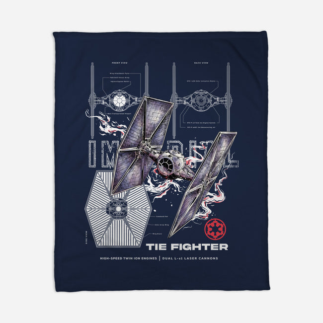 The Imperial Fighter-None-Fleece-Blanket-alfbocreative