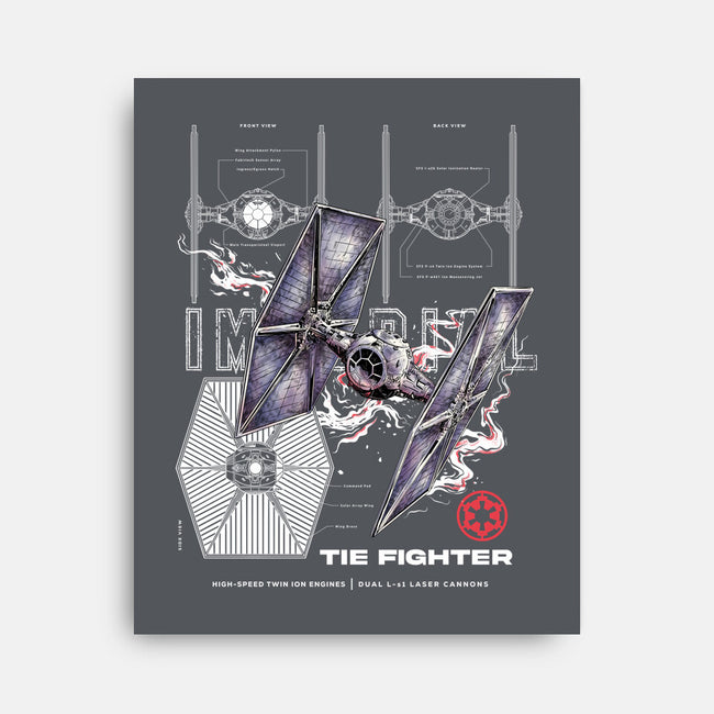 The Imperial Fighter-None-Stretched-Canvas-alfbocreative
