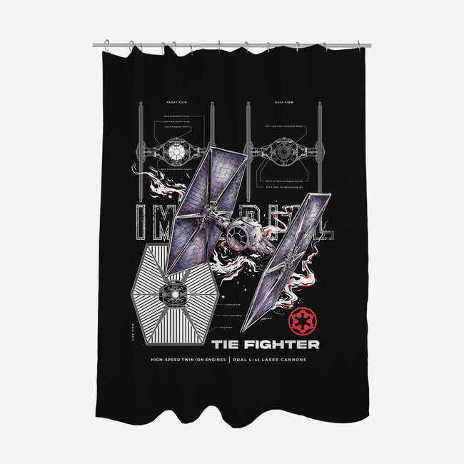 The Imperial Fighter-None-Polyester-Shower Curtain-alfbocreative