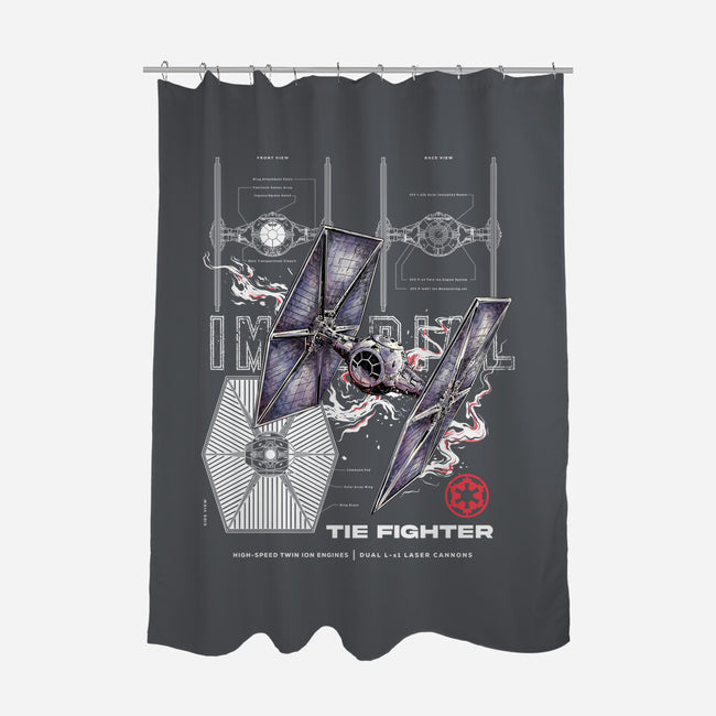 The Imperial Fighter-None-Polyester-Shower Curtain-alfbocreative