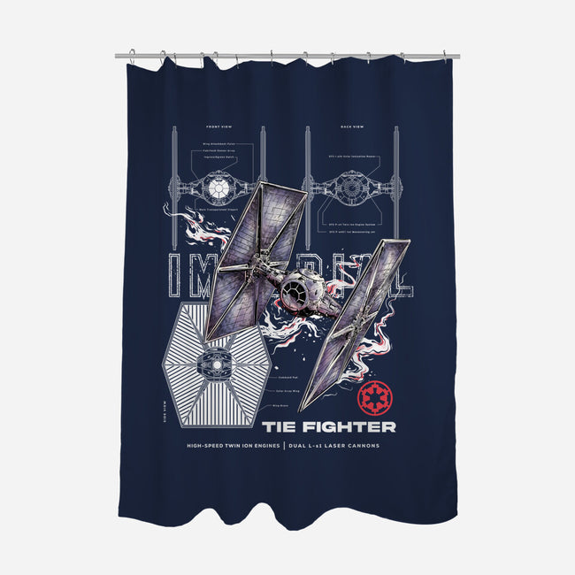 The Imperial Fighter-None-Polyester-Shower Curtain-alfbocreative