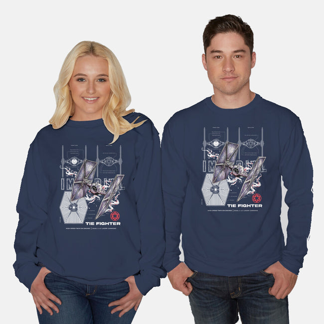 The Imperial Fighter-Unisex-Crew Neck-Sweatshirt-alfbocreative